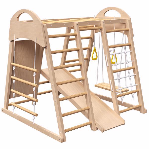 Indoor Playground 7-in-1 Jungle Gym Toy Set