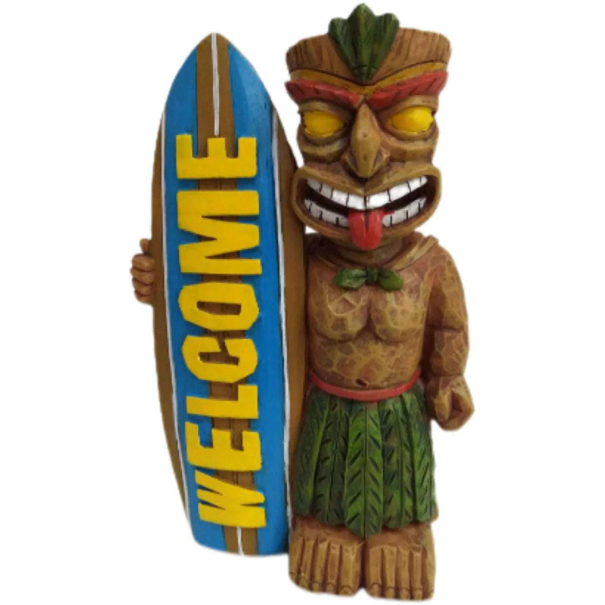 Tropical Surfboard Garden Totem