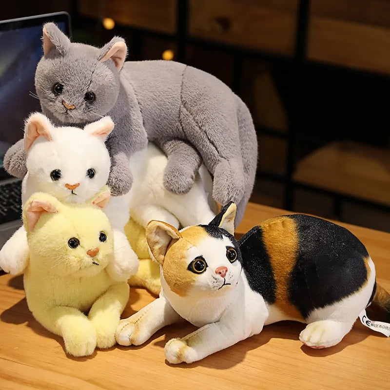 Realistic Cat Plush Toys