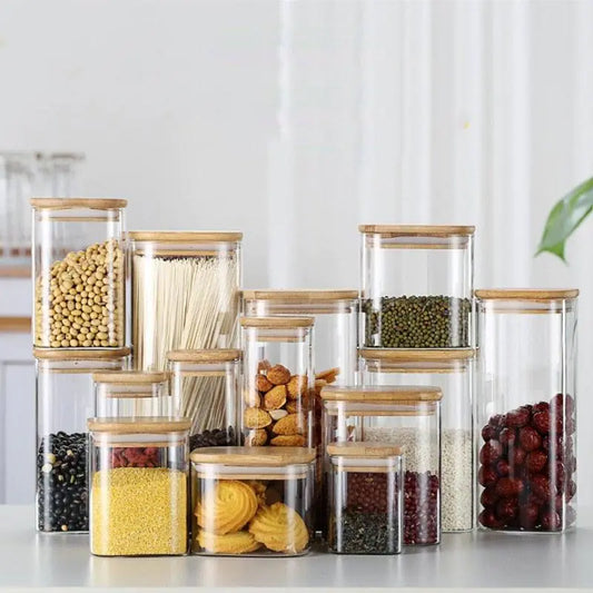 Glass Spice Jars